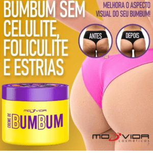 bumbum lisinho 500g sem celulite e estria