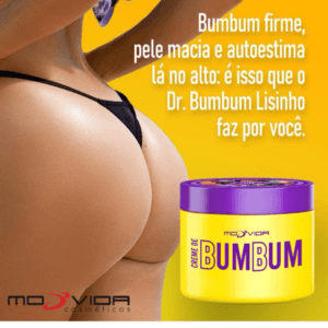 bumbum lisinho 500g sem celulite e estria