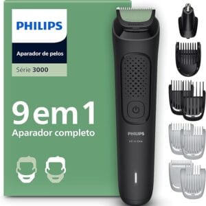 aparador de pelos 9 em 1 philips multigroom bivolt detalhes do produto dimensões da embalagem : 19 x 12 x 6 cm; 232 g fabricante : philips asin : b0fn5dd149 número do modelo : mg3927/15 país de origem : indonésia