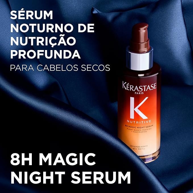 kérastase nutritive sérum capilar noturno 8h magic night para cabelos secos com nutrição profunda kérastase nutritive sérum capilar noturno 8h magic night para cabelos secos com nutrição profunda