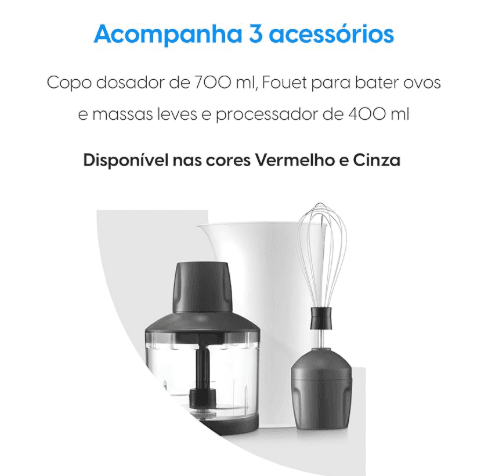 mixer power inox 3 em 1 600w elgin mixer power inox 3 em 1 600w elgin