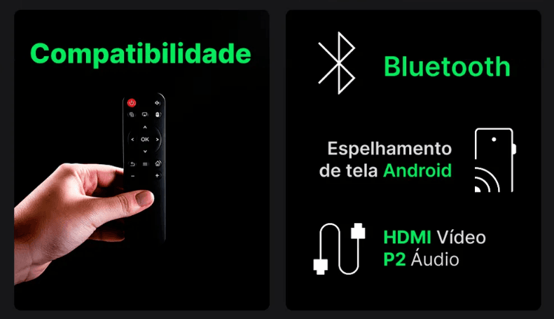 projetor smart portátil several importados full hd 4k android 11 wi fi bluetooth projetor smart portátil several importados full hd 4k android 11 wi fi bluetooth