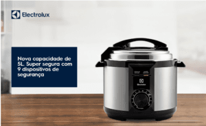 panela de pressão elétrica, pce20, 5l, inox, 220v, electrolux
