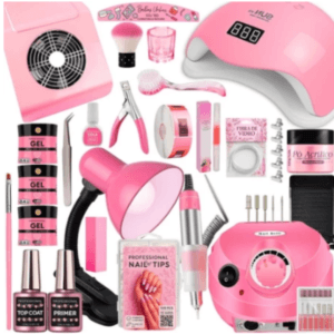 kit unhas gel alongamento completo