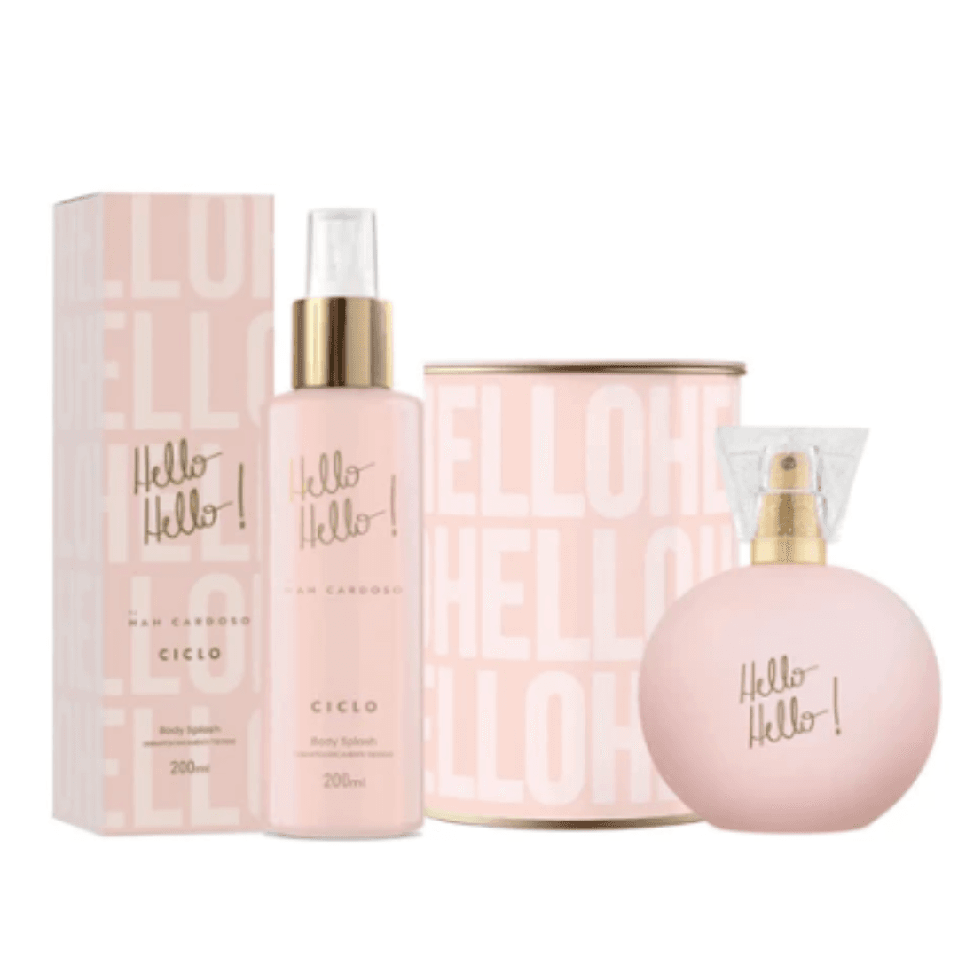 ciclo hello hello nah cardoso kit deo colonia e body splash 2 itens ciclo hello hello nah cardoso kit deo colonia e body splash 2 itens